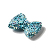 Polymer Clay Rhinestone Beads RGLA-D050-03D-3