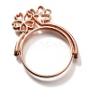 Alloy Open Back Bezel Pendants PALLOY-I223-16RG-1