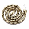 Electroplate Non-magnetic Synthetic Hematite Beads Strands G-T114-56G-2