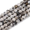 Natural Fire Crackle Agate Beads Strands G-C082-A01-42-2