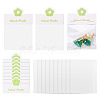 100Pcs Rectangle Clear Polypropylene Cellophane Bags CDIS-TA0001-37C-3