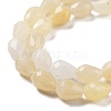 Natural Topaz Jade Beads Strands G-P520-B13-01-4
