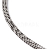 304 Stainless Steel Snake Chain Necklace with Lobster Claw Clasps for Men Women STAS-K249-01A-P-2