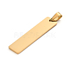 Ion Plating(IP) 304 Stainless Steel Pendants STAS-D142-01B-G-1