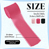 3 Rolls Polyester Raw Edges Ribbons SRIB-TAC0002-26C-4