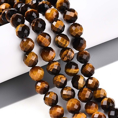 Natural Tiger Eye Beads Strands G-S345-8mm-22-1