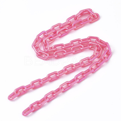 Acrylic Opaque Cable Chains X-PACR-N009-002F-1