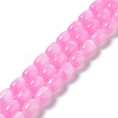 Natural Selenite Beads Strands G-F750-1