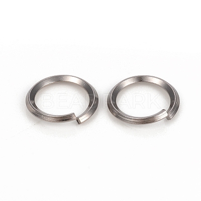 Non-Tarnish 304 Stainless Steel Open Jump Rings STAS-I150-07F-P-1