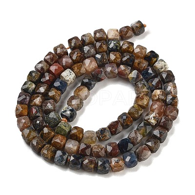 Natural Pietersite Beads Strands G-H042-A10-02-1
