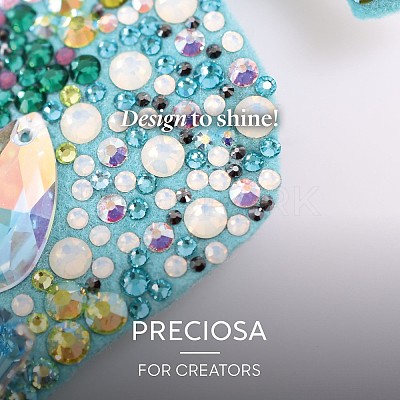 Preciosa® MAXIMA Crystal No Hotfix Flatback Stones Y-PRC-NSS8-70350-1