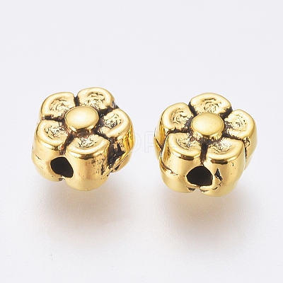 Tibetan Style Alloy Beads X-TIBEB-LF0071Y-AG-FF-1