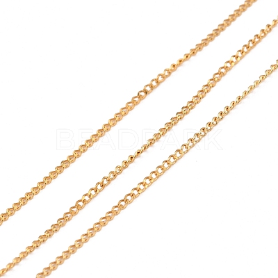 304 Stainless Steel Curb Chains CHS-D033-02G-01-1