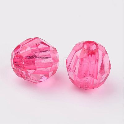 Transparent Acrylic Beads DB6mmC-14-1