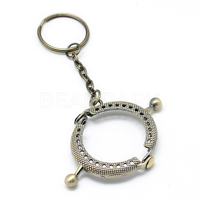 Iron Purse Frame Handle for Bag Sewing Craft Tailor Sewer X-FIND-T008-186AB-1