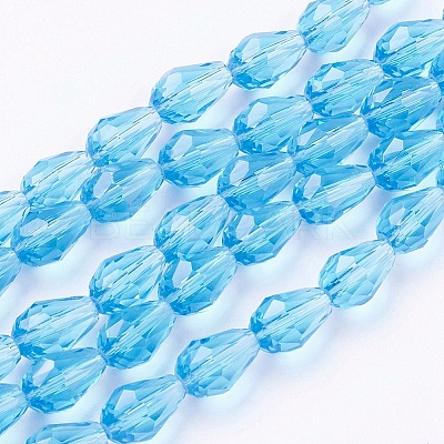 Glass Beads Strands LS-GLAA-R024-11x8mm-7-1