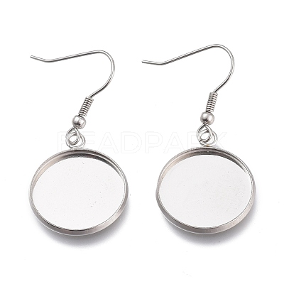 Tarnish Resistant 304 Stainless Steel Earring Hooks STAS-H114-05P-1