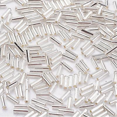 Glass Bugle Beads SEED-E001-9mm-21-1