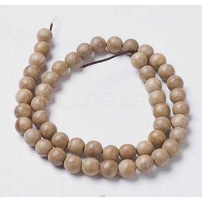 Natural Wood Beads Strands WOOD-J001-02-6mm-1