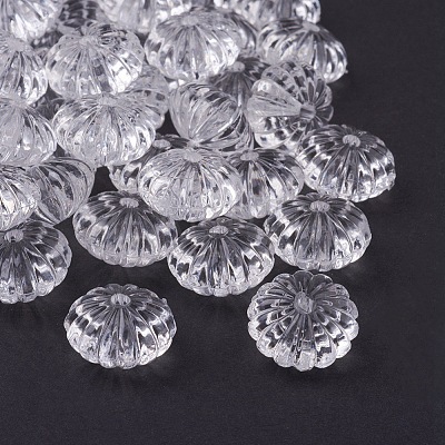 Transparent Acrylic Beads X-PL712Y-1-1
