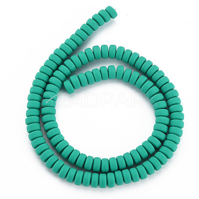Handmade Polymer Clay Beads Strands CLAY-N008-64-1