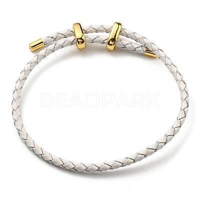 Leather Braided Cord Bracelets BJEW-G675-06G-06-1