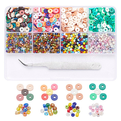 DIY Beads Jewelry Making Kit DIY-YW0004-48-1