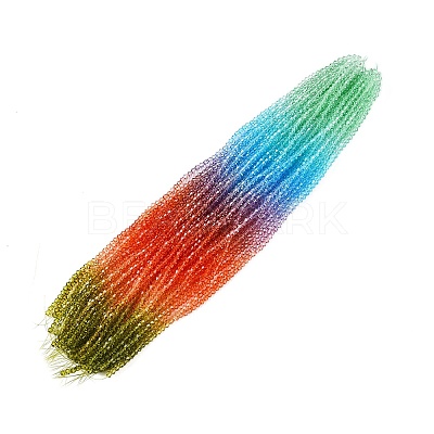 Gradient Color Baking Paint Glass Bead Strands X1-DGLA-A039-T2mm-A015-1