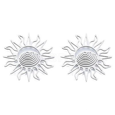 Non-Tarnish 201 Stainless Steel Filigree Joiners STAS-N090-LA950-1-1