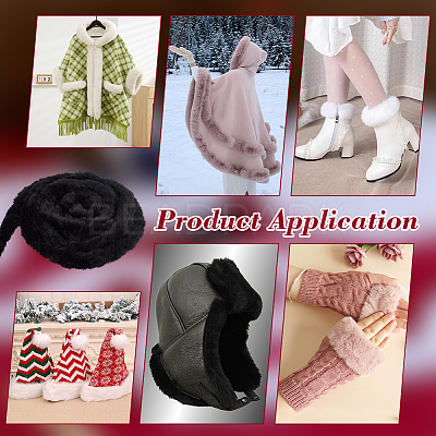 1Pc Artificial Wool Costume Accessories AJEW-PH0007-43B-1