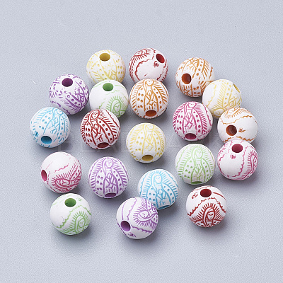 Craft Style Acrylic Beads LS-MACR-Q226-05A-8mm-1