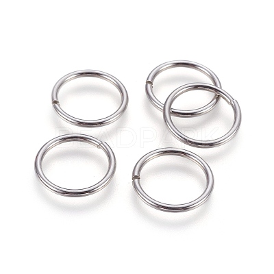 Tarnish Resistant 304 Stainless Steel Saw Cut Open Jump Rings STAS-P212-25P-07-1