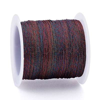 Polyester Braided Metallic Thread OCOR-I007-B-25-1
