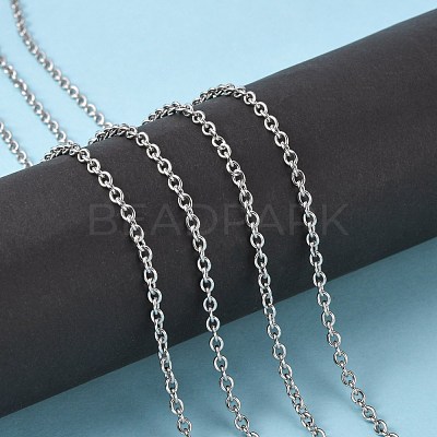 Tarnish Resistant 304 Stainless Steel Cable Chains CHS-R008-12-1