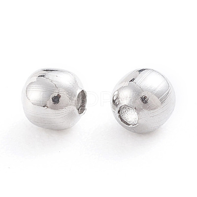 Tarnish Resistant 304 Stainless Steel Beads STAS-G230-P04-1