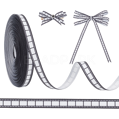 Polyester Ribbons SRIB-WH0011-436A-1