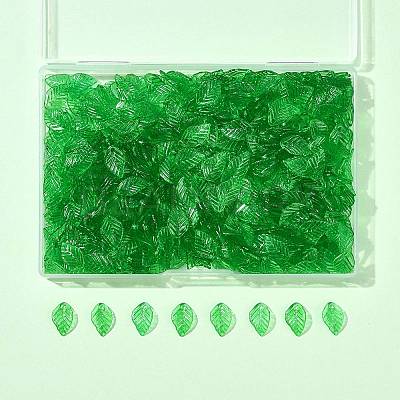 600Pcs Transparent Acrylic Charms TACR-FS0001-62-1