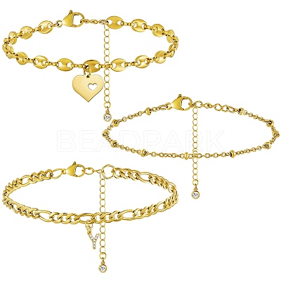 Anklets Sets AJEW-AN00383-25-1