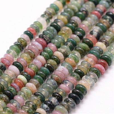 Natural Indian Agate Beads Strands G-N0173-04-2x4mm-1