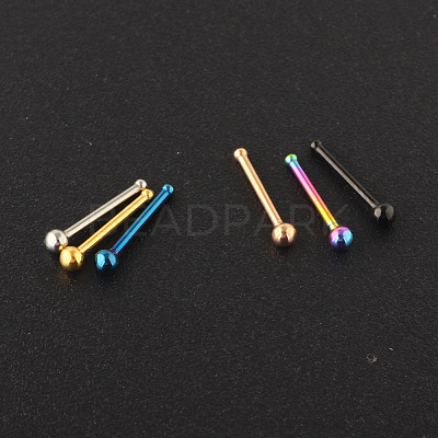304 Stainless Steel Round Ball Nose Bone Rings WG2C4E4-01-1