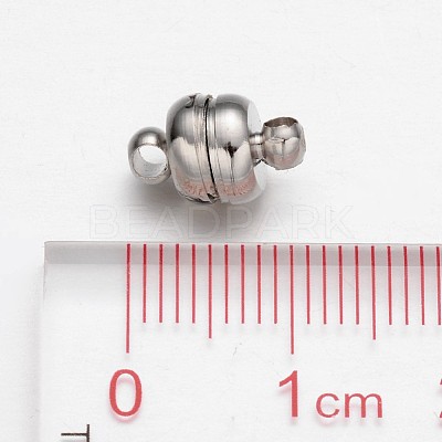 Brass Magnetic Clasps with Loops KK-H361-N-1