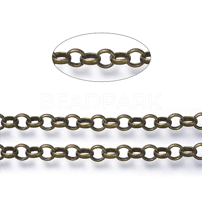 Brass Rolo Chains CHC-S008-002A-AB-1