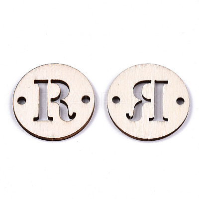 Unfinished Natural Poplar Wood Links Connectors WOOD-S045-140B-01R-1