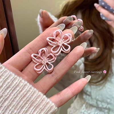 Alloy Stud Earrings for Women WG94CFF-01-1