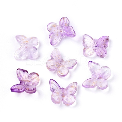 Electroplate Glass Beads EGLA-E059-E04-1