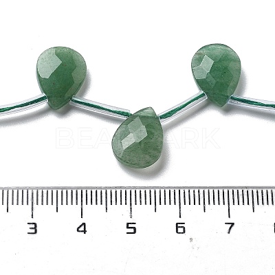 Natural Green Aventurine Beads Strands G-K382-C08-01-1