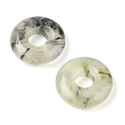 Natural Prehnite Pendants G-C066-02-01-1