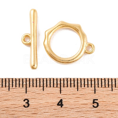 Brass Toggle Clasps KK-U024-02G-1