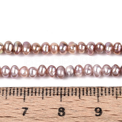 Natural Cultured Freshwater Pearl Beads Strands PEAR-N025-01A-1