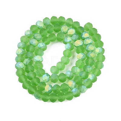 Transparent Glass Beads Strands EGLA-A044-T6mm-MB11-1